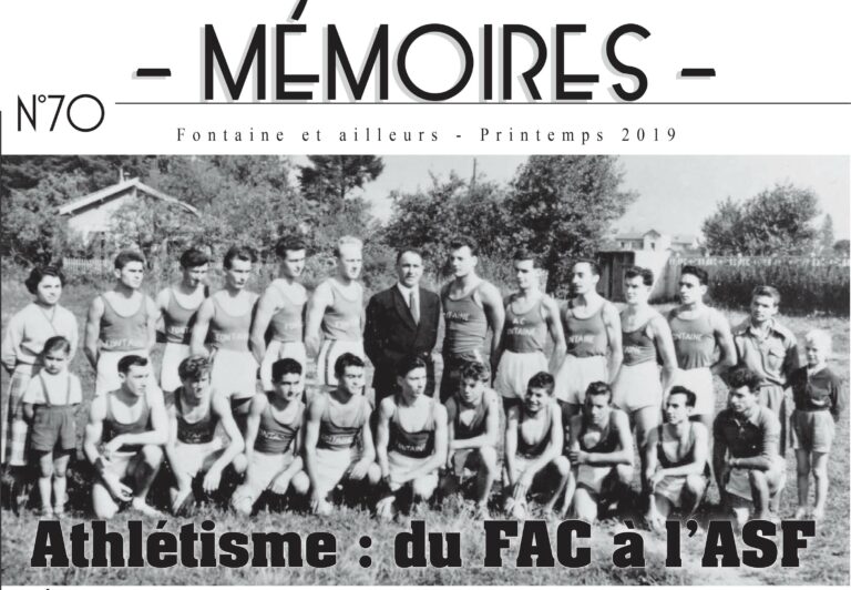 Bulletin n°70 : Athlétisme du FAC à l’ASF