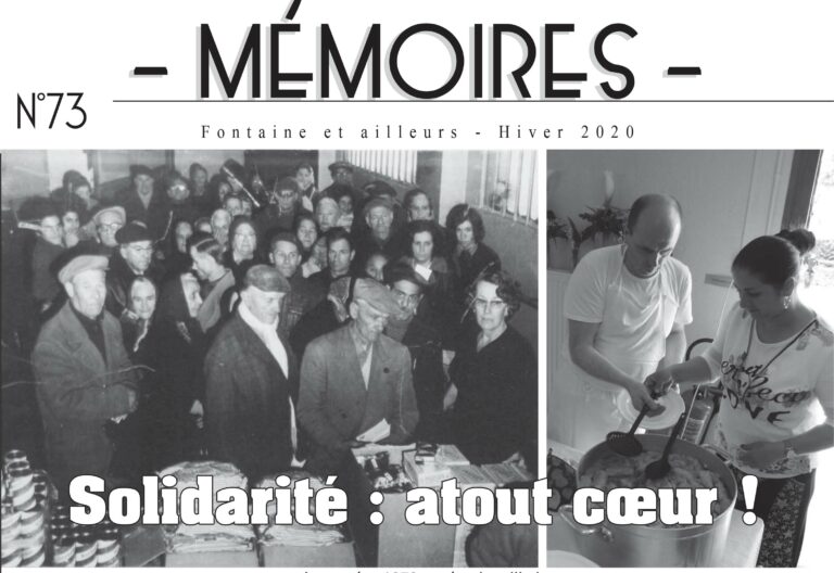 Bulletin n°73 : Solidarité atout cœur